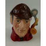 Royal Doulton small character jug The Sleuth D6773 limited edition colourway to commemorate