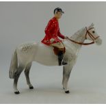 Beswick Huntsman on Horse in grey colourway model 1501