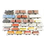 A collection of Lima Italy O Gauge engines and rolling stock to include LMS engine 4547 and