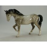 Beswick stocky jogging mare 855 in rocking horse grey colourway