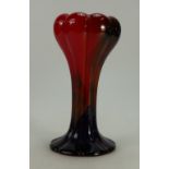 Royal Doulton Sung flambe Tulip vase signed Fred Moore 1920s, height 18.