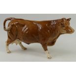 Beswick Limousin Cow model 2075B BCC98 limited edition