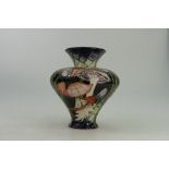 Moorcroft vase decorated in the Twighlight Bonnet design by Vicky Lovatt 2010,