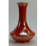William Moorcroft Orange Luster Vase c.