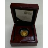 Quarter Ounce Fine Gold Coin 2017 £25 7.8g .999 Proof.