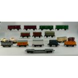 A Collecction of Hornby Dublo Red Boxed 00 Gauge Wagons to include SR 4 Wheeled Utility Van 4323,