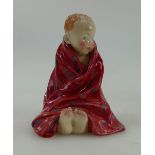 Royal Doulton dogs / child figure - Dog with slipper, Dog rolling on back HN1098,