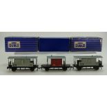 Hornby Dublo D1 00 Gauge Goods Brake Vans 32045, 32046 and 32045,