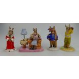 Royal Doulton Bunnykins figures Winter Lapland DB297 (with cert), Judge DB188,