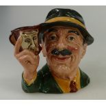 Royal Doulton large character jug The Collector D6796 limited edition signed on base Kevin Francis