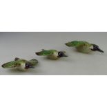 Beswick set of Flying Woodpecker wall plaques models 1344-1,