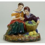 Reg Johnson studio figure group The Fruit Sellers,