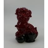 Royal Doulton flambe figure Dog of Fo,