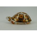 Royal Crown Derby Paperweight Madagascan Tortoise,