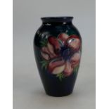 Moorcroft small vase decorated in the Anemone design, height 10.