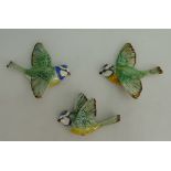 Beswick wall plaques as Blue tits all 705,