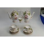 Tuscan china part coffee set