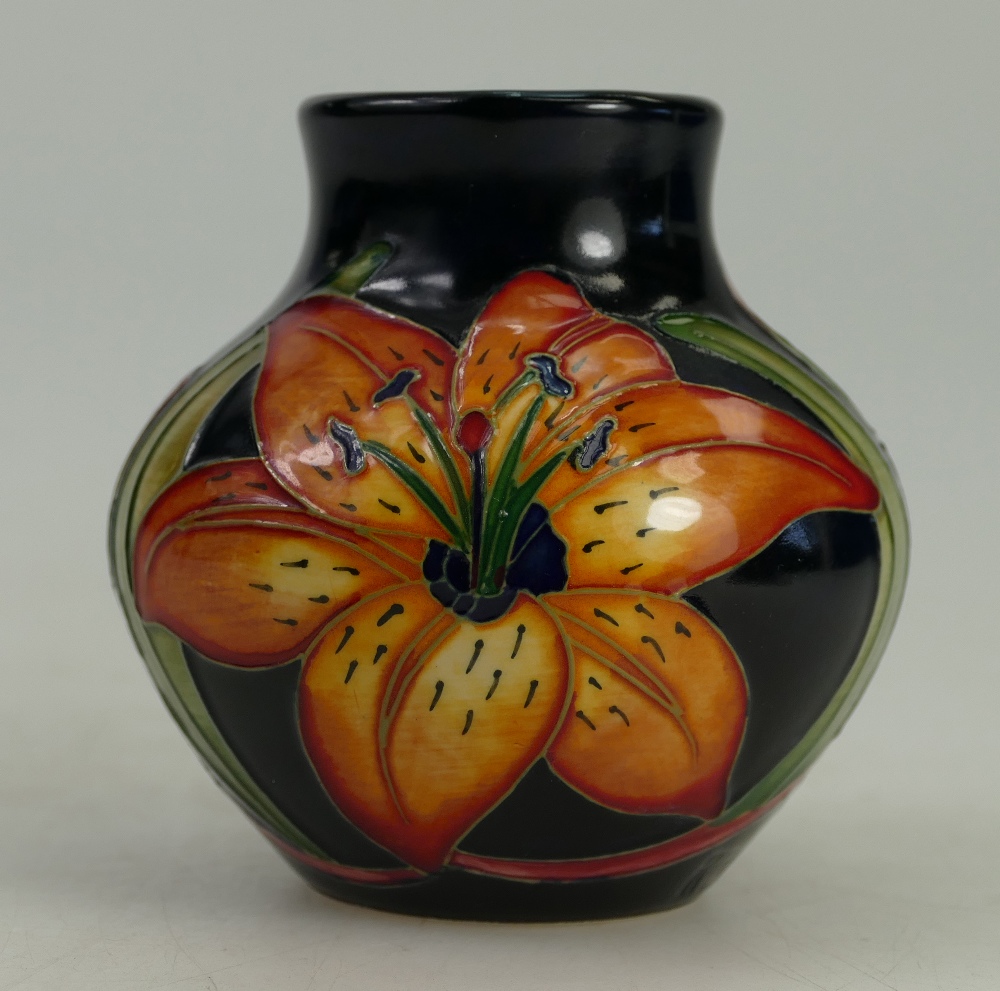Moorcroft vase decorated in the Tigris Lilies design by Rachel Bishop 2011, - Image 2 of 4