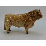 Beswick Silver Dunn Galloway Bull 1746C