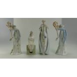 Royal Doulton Character Figures from the Reflections Series to include Debut HN3046, Summer's