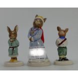 A collection of Royal Doulton Bunnykins figures from the Royal Family to include Princess Beatrice