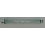 Victorian large glass rolling pin, length 55cm