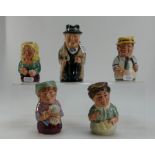 A collection of Royal Doulton 'The Doultonville Collection' to include Betty Bitters, D6716, (
