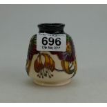 Moorcroft Anna Lily vase designer Nicola Slaney height 8cm