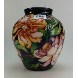 Moorcroft Asian Peony vase trial 25/8/16 designer Emma Bossons height 22cm