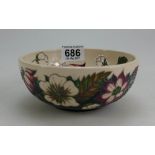 Moorcroft Bramble Re-Visited bowl designer Alicia Amison diameter 15cm