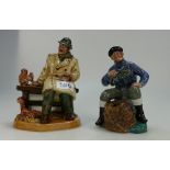 Royal Doulton character figures The Lobster Man HN2317 and Lunchtime HN2485 (2) (both seconds)