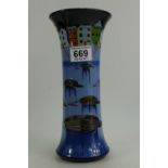 Moorcroft Bobbin Boats vase height 25cm