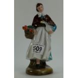 Royal Doulton Character figure Country Lass HN1991 (goose with neck restuck)