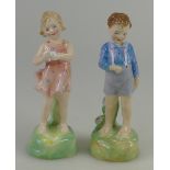 Royal Doulton figures She Loves Me Not H