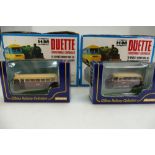 A collection of toy railway items to include boxed Duette transformer controls