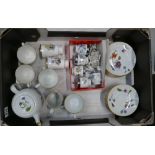 A mixed collection of items to include Royal Worcester Astley part tea set