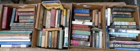 A collection of hard and softback books to include, Walt Disney film books, mixed atlases,