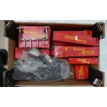 A mixed collection of Tri-Ang Railway 00 Gauge boxed items to include track, R24 coaches,