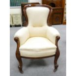 Victorian Re upholstered nursing chair