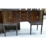 Mahogany Inlaid 3 drawer,