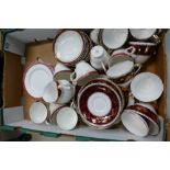 A mixed collection of Duchess and Gladstone tea ware to include cups, saucers, milk and cream jugs,