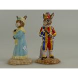 Royal Doulton Bunnykins figures Mr Punch DB234 and Judy DB235 (Both UKI Ceramics) (2) (both boxed