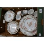 A collection of Crown Ming China to include cups, saucers, side plates, etc.