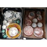 A mixed collection of items to include Japanese export ware part tea set together with