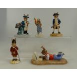 A collection of Royal Doulton Bunnykins figures to include Brownie DB61, Mothers Day DB155,