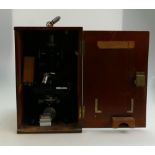 Watson Barnet Cased Student Microscope