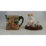 Royal Doulton embossed pickwick papers jug,