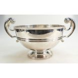 Walker & Hall Silver two handled bowl,