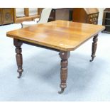 Edwardian wind out oak table.