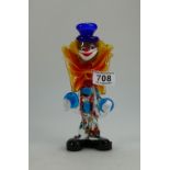 Small glass Italian clown,